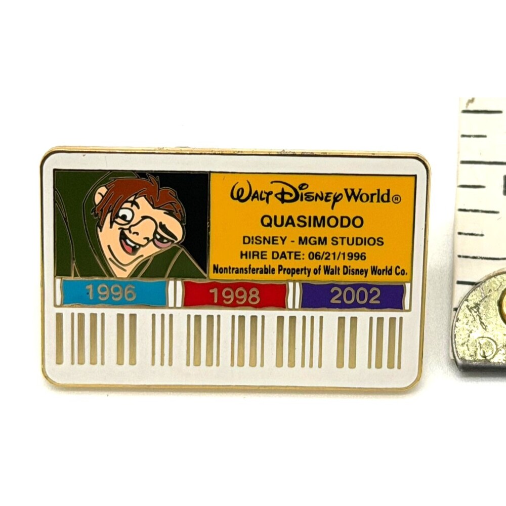 Disney Cast Member ID Card Series Pin Quasimodo Hunchback of Notre Dame LE 3500